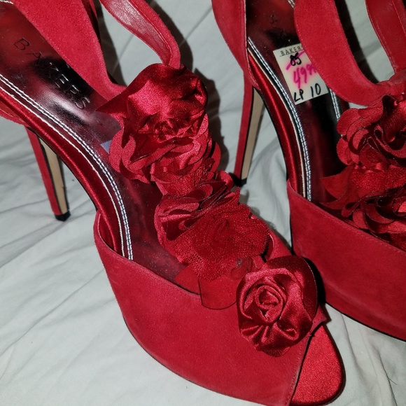 Bakers red high heels 10 - Picture 6 of 9